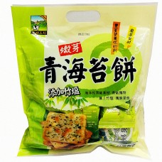 Bamboo Salt Seaweed Cracker 青海苔饼 10packs x 30gm